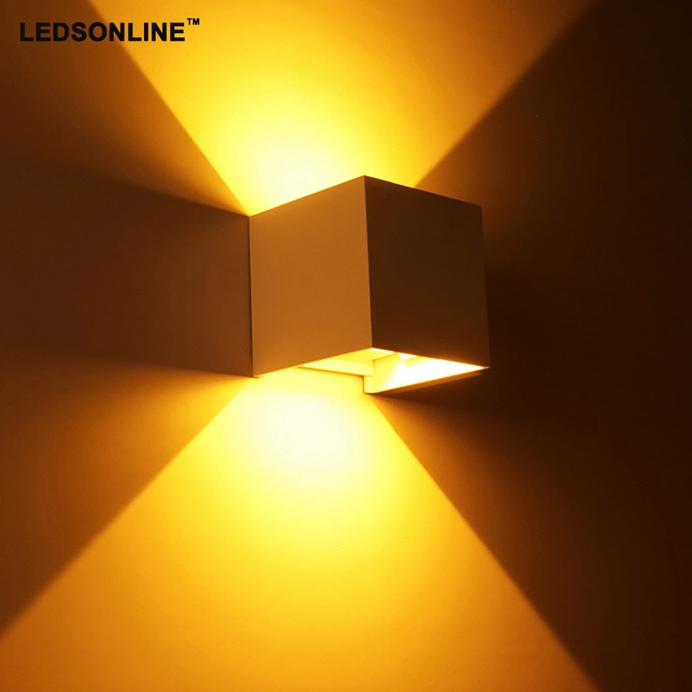 New 120degree Waterproof Cube COB LED Light Wall