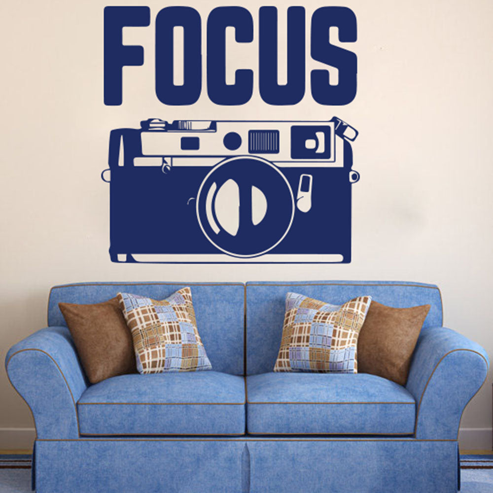Focus Quote Wall Sticker Study Room Kids Room