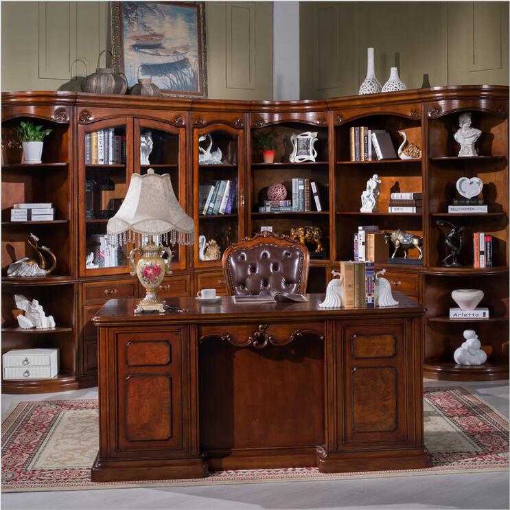 American furniture dark color office desk study