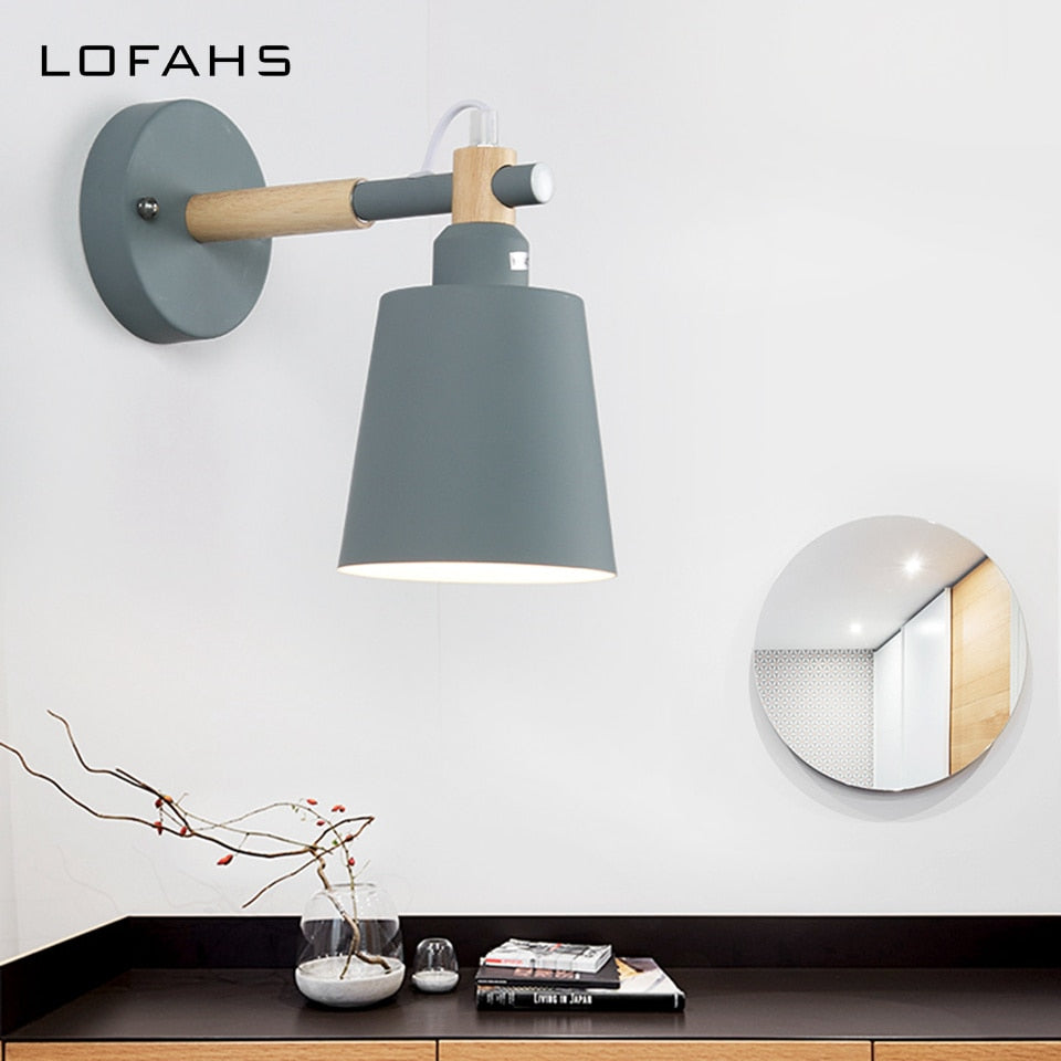 Modern 6 colours wall lamps creative Wall light source