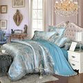 Luxury Silk Bedding Set Embroidery Bed