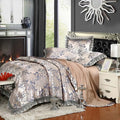 Luxury Silk Bedding Set Embroidery Bed