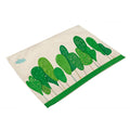 Green Leaves Pattern Cotton Linen Western