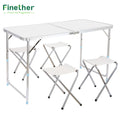 Finether Portable Adjustable Outdoor Table