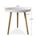 European style coffee table side living room