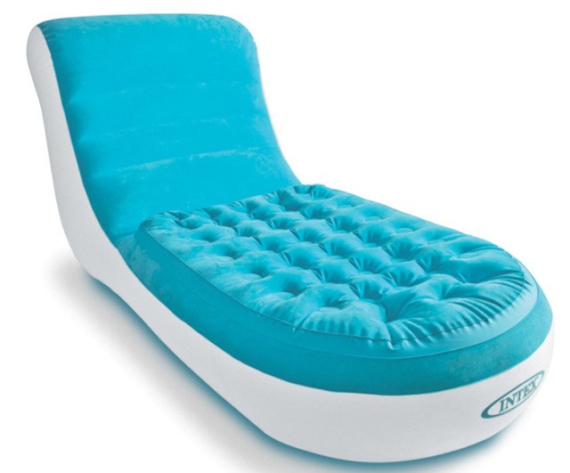 Float Luxury flocking back inflatable sofa