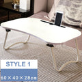 Laptop bed table with simple dormitory lazy desk on bed