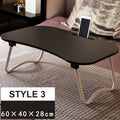 Laptop bed table with simple dormitory lazy desk on bed