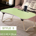 Laptop bed table with simple dormitory lazy desk on bed