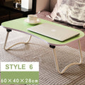 Laptop bed table with simple dormitory lazy desk on bed