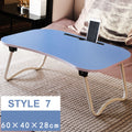 Laptop bed table with simple dormitory lazy desk on bed