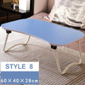 Laptop bed table with simple dormitory lazy desk on bed