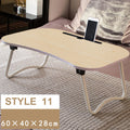 Laptop bed table with simple dormitory lazy desk on bed