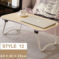 Laptop bed table with simple dormitory lazy desk on bed