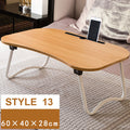 Laptop bed table with simple dormitory lazy desk on bed