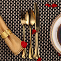 Luxury Gold Cutlery Set Stainless