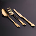 Luxury Gold Cutlery Set Stainless