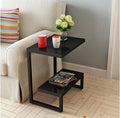 Contracted small table. Sitting room toughened