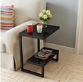 Contracted small table. Sitting room toughened
