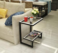 Contracted small table. Sitting room toughened