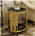 Modern toughened glass small tea table