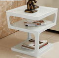 Modern toughened glass small tea table