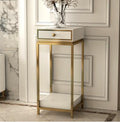 Modern toughened glass small tea table
