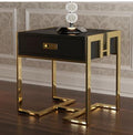 Modern toughened glass small tea table