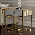 Modern toughened glass small tea table