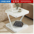 Modern toughened glass small tea table