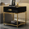 Modern toughened glass small tea table