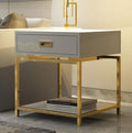 Modern toughened glass small tea table