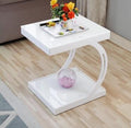 Modern toughened glass small tea table