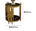 Modern toughened glass small tea table