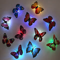 Romantic novelty glowing butterfly lamp led bottom sticker