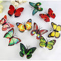 Romantic novelty glowing butterfly lamp led bottom sticker