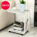 tea table side end table for office coffee table magazine shelf small table movable living room bedroom furniture