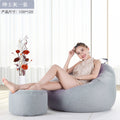 Bean Bag Sofa Cover Lounger Chairs Sofa With Ottoman