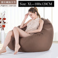 Bean Bag Sofa Cover Chairs Pouf Puff Couch Cotton