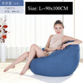 Bean Bag Sofa Cover Chairs Pouf Puff Couch Cotton