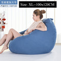 Bean Bag Sofa Cover Chairs Pouf Puff Couch Cotton