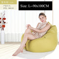 Bean Bag Sofa Cover Chairs Pouf Puff Couch Cotton