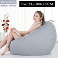 Bean Bag Sofa Cover Chairs Pouf Puff Couch Cotton