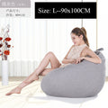 Bean Bag Sofa Cover Chairs Pouf Puff Couch Cotton