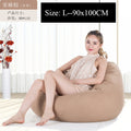 Bean Bag Sofa Cover Chairs Pouf Puff Couch Cotton