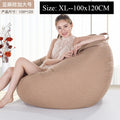 Bean Bag Sofa Cover Chairs Pouf Puff Couch Cotton