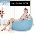 Bean Bag Sofa Cover Chairs Pouf Puff Couch Cotton