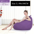 Bean Bag Sofa Cover Chairs Pouf Puff Couch Cotton