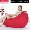 Bean Bag Sofa Cover Chairs Pouf Puff Couch Cotton