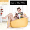 Bean Bag Sofa Cover Chairs Pouf Puff Couch Cotton